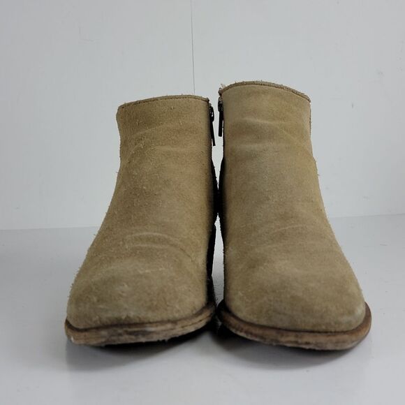 Frye Carson Piping Suede Leather Women's Booties - Picture 4 of 14